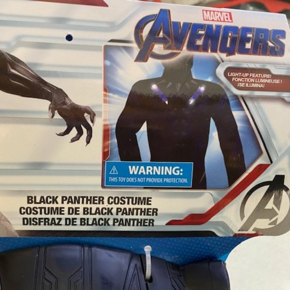 Marvel Black Panther Light-Up Costume for Boys 5/6 (NEW) - Picture 5 of 11